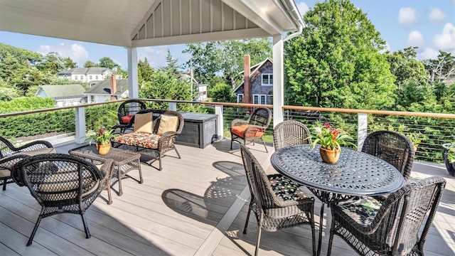 305 Fay Ct, Mattituck, NY 11952 - view of wooden deck