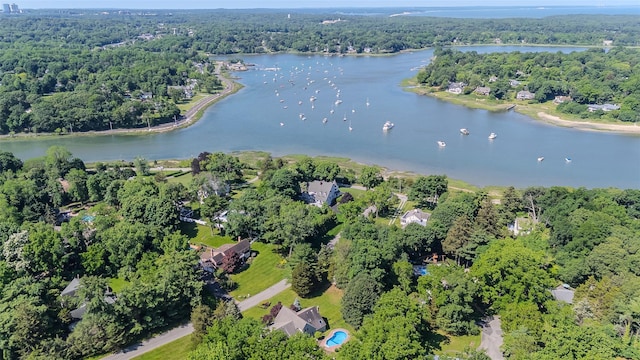 2 White Pine Ln, Setauket, NY 11733 - view of property location featuring a forest and a nearby body of water