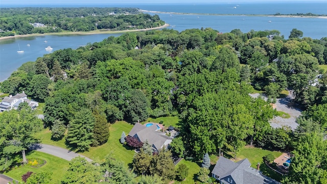 2 White Pine Ln, Setauket, NY 11733 - aerial view of property and surrounding area featuring a large body of water