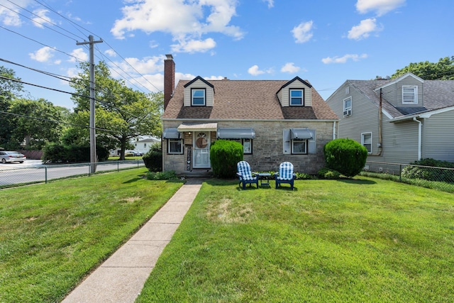 1 Horton Rd, Valley Stream, NY 11581 - cape cod-style house featuring stone siding and a chimney