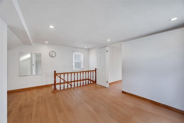 12605 109th Ave, Richmond Hill S, NY 11420 - spare room featuring light wood-style flooring and recessed lighting