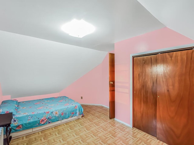4431 Matilda Ave, Bronx, NY 10470 - bedroom featuring lofted ceiling and a closet