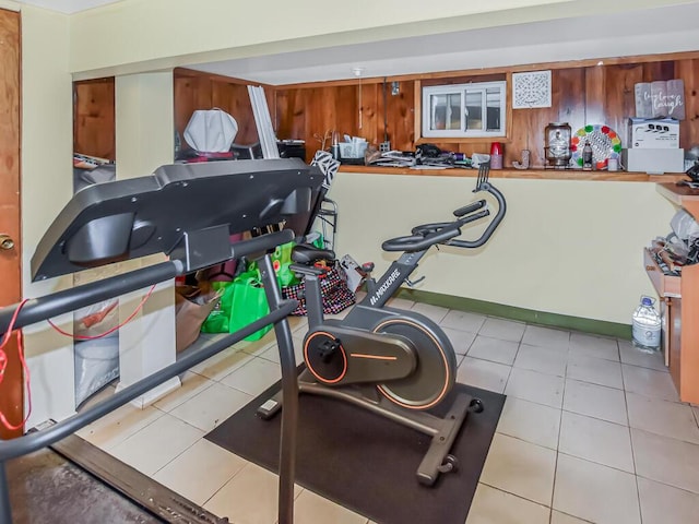 4431 Matilda Ave, Bronx, NY 10470 - exercise room featuring tile patterned flooring