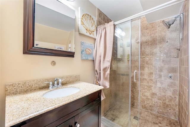 318 Claremont Ave, West Babylon, NY 11704 - bathroom with a shower stall and vanity