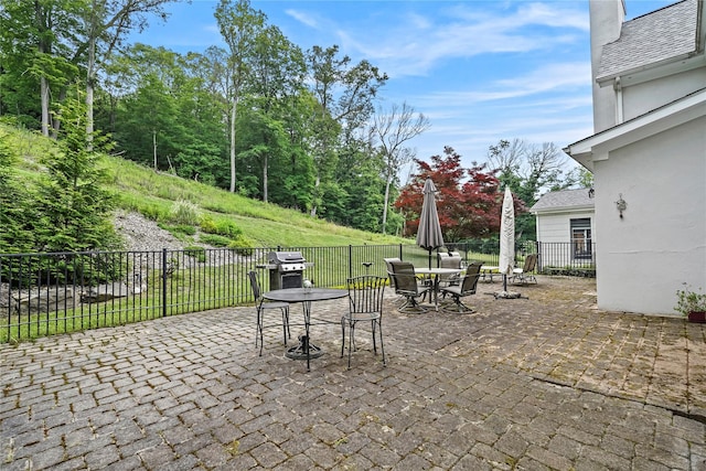 8 Hamlet Way, Hopewell Junction, NY 12533 - view of patio / terrace with outdoor dining space and grilling area