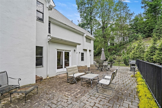 8 Hamlet Way, Hopewell Junction, NY 12533 - view of patio featuring outdoor dining area and a grill