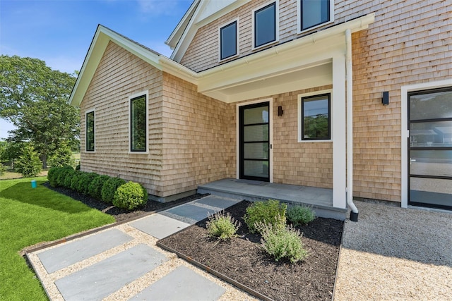 135 S Rd, Westhampton, NY 11977 - property entrance featuring a yard and a porch