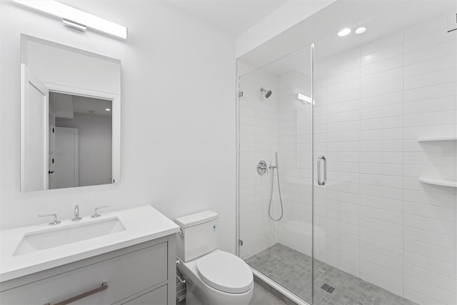 135 S Rd, Westhampton, NY 11977 - bathroom featuring a stall shower and vanity