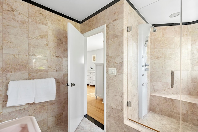 107 California Ave, Freeport, NY 11520 - full bathroom featuring a stall shower