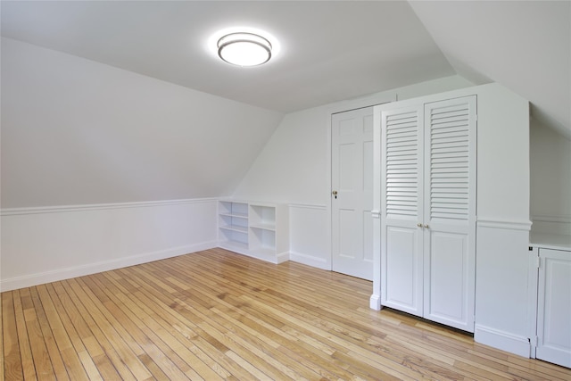153 Park Ave, Manhasset, NY 11030 - additional living space featuring light wood-style floors and lofted ceiling