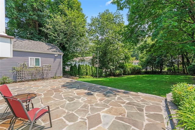 224 Woodbury Rd, Huntington, NY 11743 - view of patio with view of scattered trees