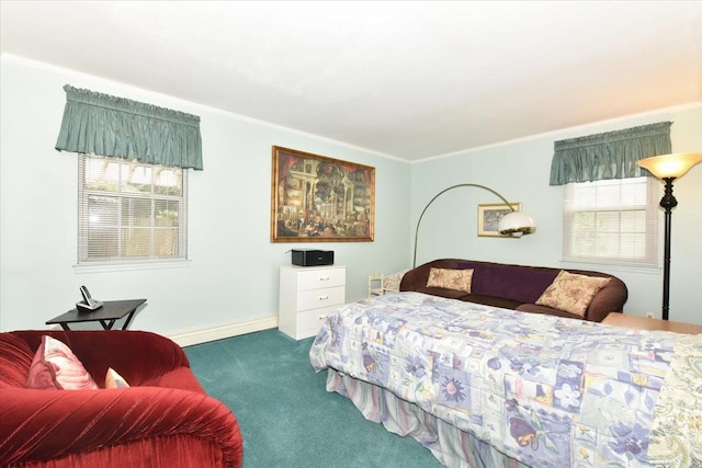 7 Albergo Ln, Syosset, NY 11791 - bedroom with carpet flooring and ornamental molding