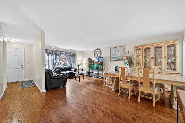 418 Pawnee Ct, Suffern, NY 10901 - dining space featuring wood finished floors and baseboards