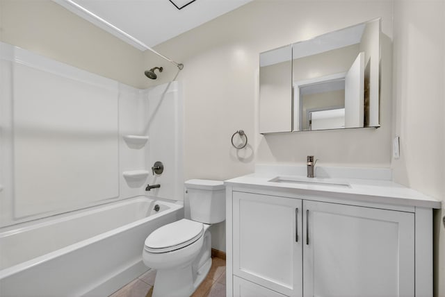 418 Pawnee Ct, Suffern, NY 10901 - bathroom featuring vanity, bathtub / shower combination, and tile patterned floors