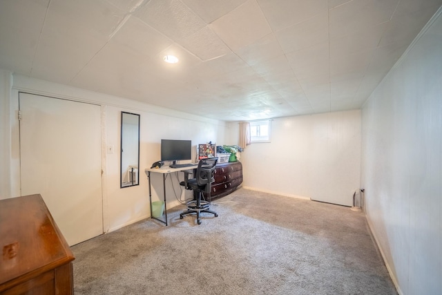 47 Cardinal Rd, Levittown, NY 11756 - view of carpeted home office