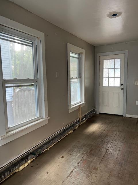 47 Gifford Ave, Poughkeepsie, NY 12601 - doorway to outside with hardwood / wood-style flooring