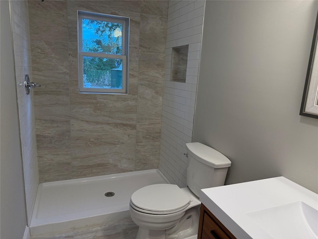22 Bradish Ln, Babylon, NY 11702 - full bath featuring vanity and a tile shower