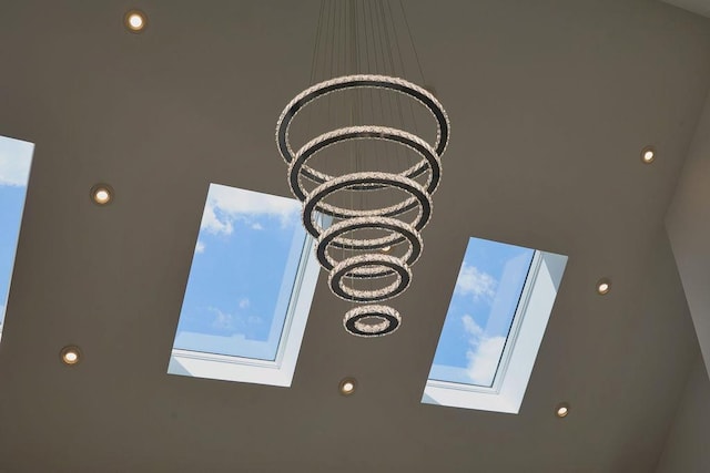 75 Red Fox Ln, Salt Point, NY 12578 - detailed view of recessed lighting and a chandelier