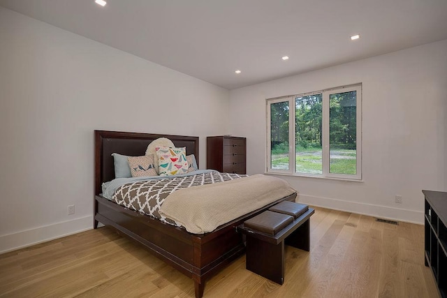 75 Red Fox Ln, Salt Point, NY 12578 - bedroom with light wood-style flooring and recessed lighting