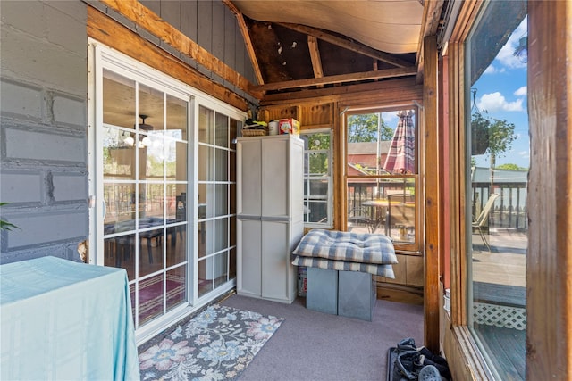 578 S St, Plattekill, NY 12528 - sunroom with lofted ceiling