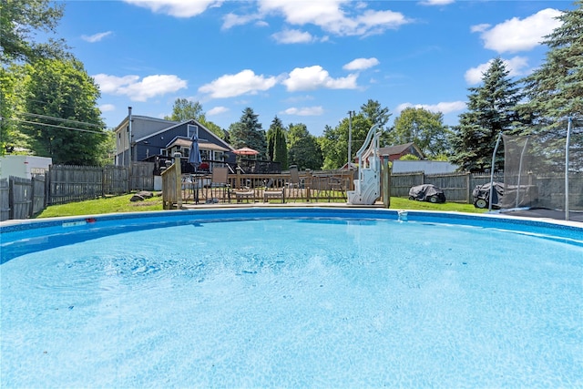 578 S St, Plattekill, NY 12528 - view of pool featuring a fenced backyard
