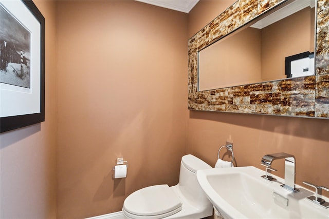 28 The Mews, Syosset, NY 11791 - half bathroom featuring toilet and a sink