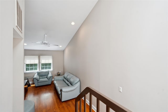 28 The Mews, Syosset, NY 11791 - hall featuring wood finished floors and recessed lighting