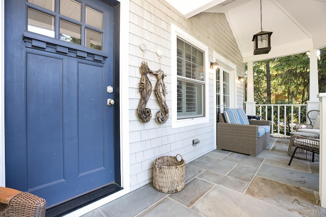 3120 Grathwohl Rd, New Suffolk, NY 11956 - property entrance featuring covered porch