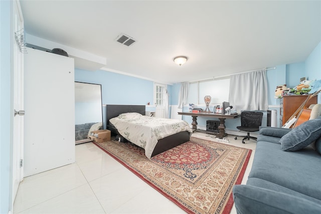 98 Virginia Ave, Plainview, NY 11803 - bedroom featuring light tile patterned floors