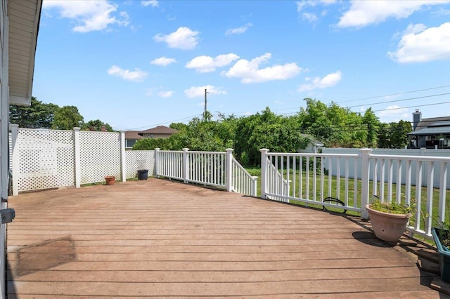 20 Deb St, Plainview, NY 11803 - wooden terrace featuring a lawn