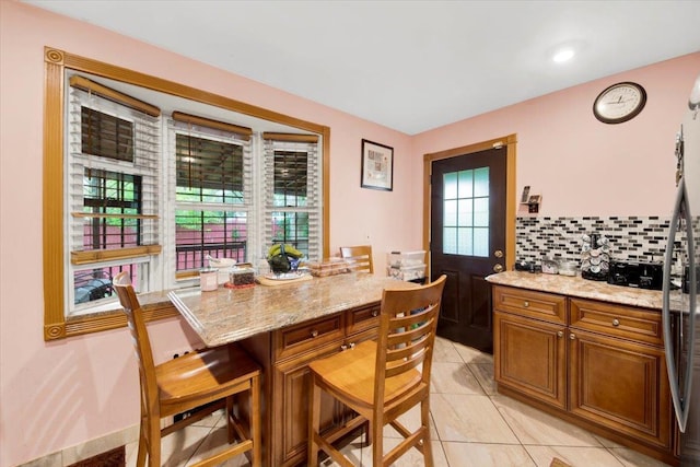 20 Overhill Pl, Yonkers, NY 10704 - dining area with light tile patterned flooring