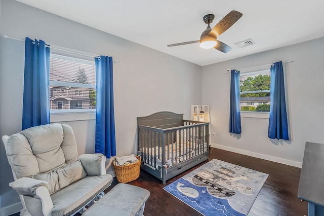 15 Aron Dr, Bohemia, NY 11716 - bedroom featuring wood finished floors and ceiling fan