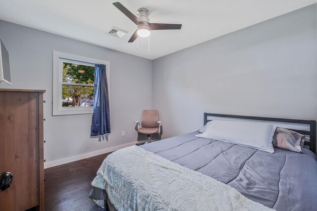 15 Aron Dr, Bohemia, NY 11716 - bedroom featuring wood finished floors and ceiling fan