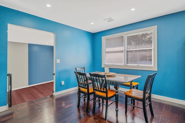 15 Aron Dr, Bohemia, NY 11716 - dining space with wood finished floors and recessed lighting