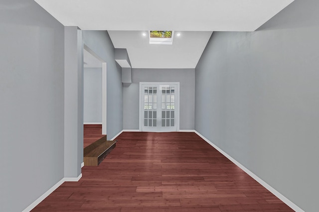 15 Aron Dr, Bohemia, NY 11716 - hallway with wood finished floors and baseboards