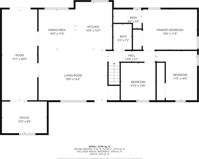 15 Aron Dr, Bohemia, NY 11716 - view of floor plan / room layout