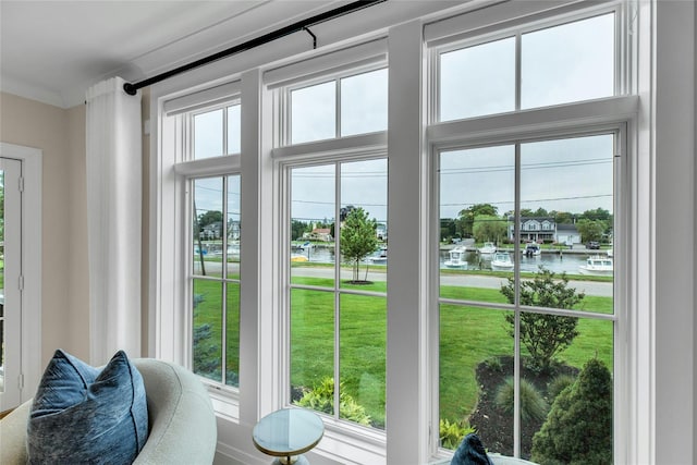 52 Concourse E, Brightwaters, NY 11718 - doorway featuring a water view