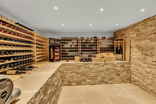 52 Concourse E, Brightwaters, NY 11718 - wine cellar with recessed lighting
