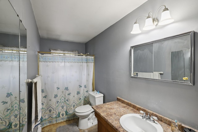 17 Lombardy Dr, Shirley, NY 11967 - bathroom featuring vanity and a shower with shower curtain