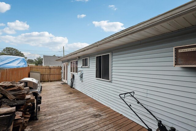 17 Lombardy Dr, Shirley, NY 11967 - view of wooden deck