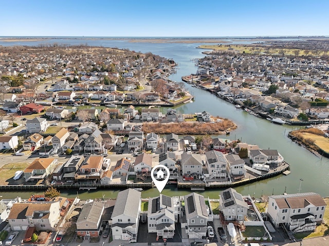 652 Arthur St, Baldwin Harbor, NY 11510 - aerial view of property's location featuring nearby suburban area and a nearby body of water