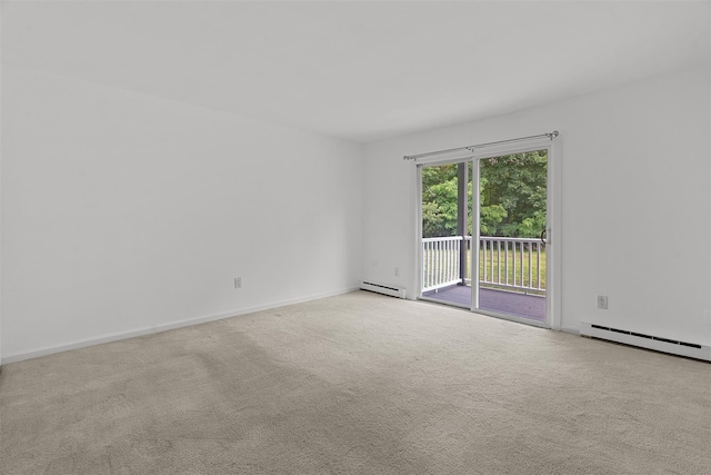 14 E White Gate Rd, Wappingers Falls, NY 12590 - carpeted empty room with a baseboard heating unit