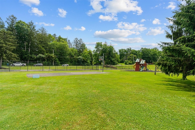 14 E White Gate Rd, Wappingers Falls, NY 12590 - view of yard featuring community basketball court