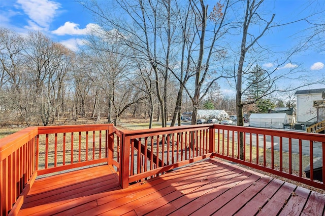 111/2 Dolson Ave, Middletown, NY 10940 - view of wooden terrace