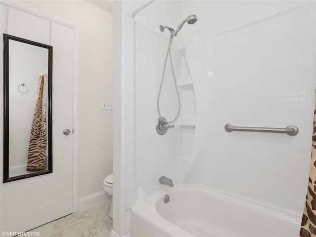 4H Locust Ct Unit H, Fishkill, NY 12524 - full bathroom with marble finish flooring and shower / bath combination with curtain