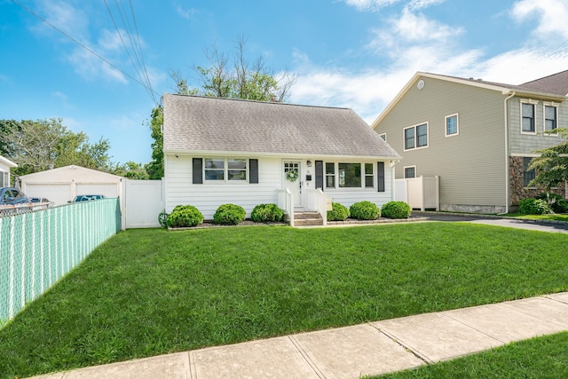 14 Crocus Ct, West Babylon, NY 11704 - view of front of house with a garage and a shingled roof