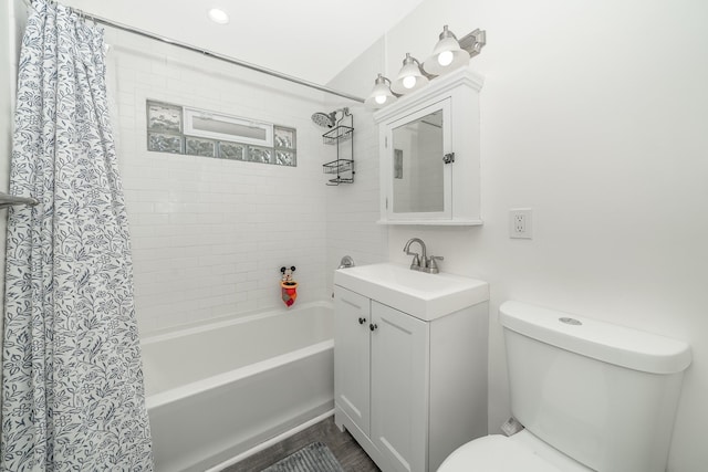 14 Crocus Ct, West Babylon, NY 11704 - bathroom featuring shower / tub combo with curtain and vanity