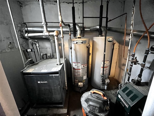 82-13 32nd Ave, East Elmhurst, NY 11370 - utility room with gas water heater