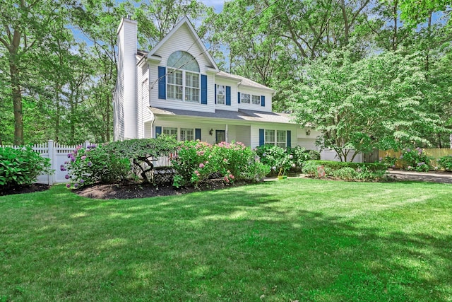 224 Moriches Middle Island Rd, Shirley, NY 11967 - traditional-style home featuring a chimney