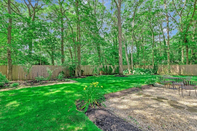 224 Moriches Middle Island Rd, Shirley, NY 11967 - fenced backyard featuring a patio